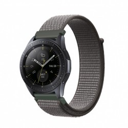  Coteecl Magic Tape Watch Band For Huawei/Samsung 46mm-22mm - GRAY