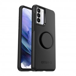OtterBox Samsung Galaxy S21 Plus Symmetry Otter+Pop Case - Black