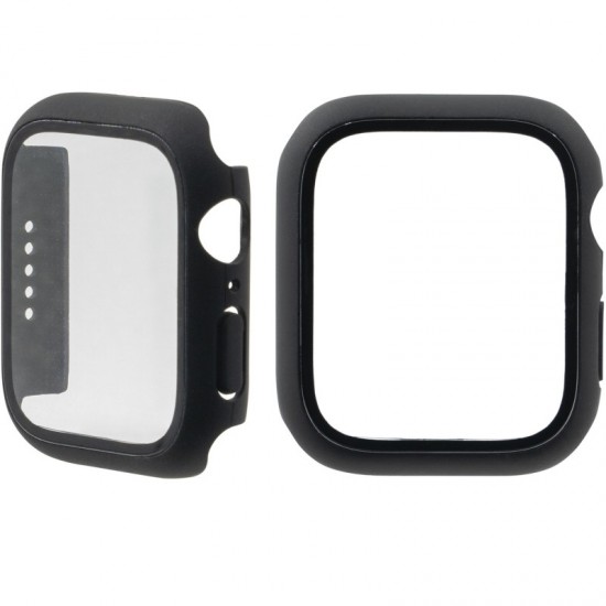 Torrii Torero Bumper Case with Screen Protector for Apple Watch Series 7 45mm- Black