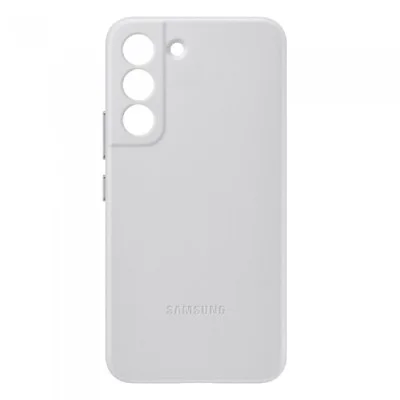 Cover Samsung S22 Plus Rainbow Leather - Light Gray