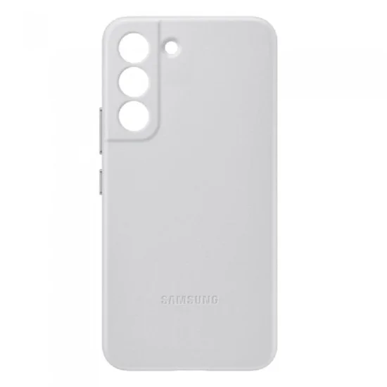 Cover Samsung S22 Plus Rainbow Leather - Light Gray