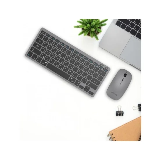Wireless Super Slim and Portable Bluetooth Keyboard with Mouse