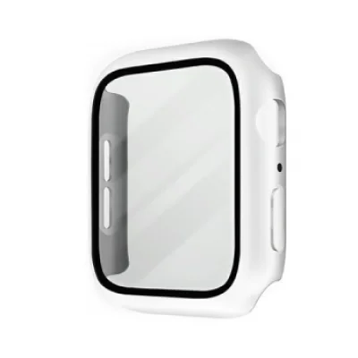 Uniq Nautic Case With IP68 Water Resistant Tempered Glass Screen Protection for Apple Watch 40mm -White