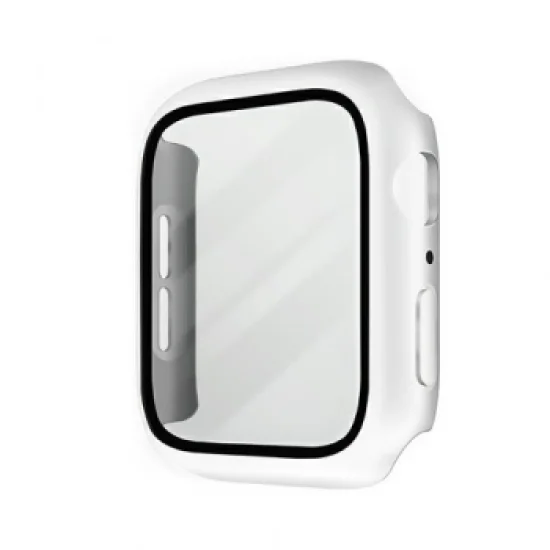 Uniq Nautic Case With IP68 Water Resistant Tempered Glass Screen Protection for Apple Watch 40mm -White