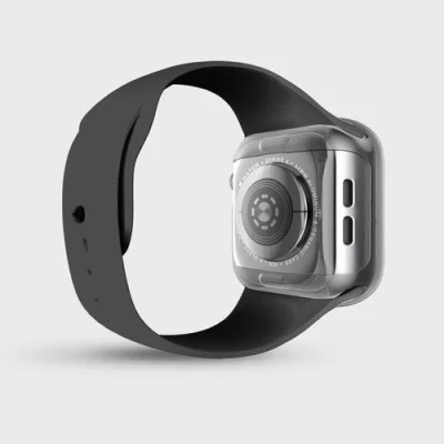 Uniq Garde Hybrid Case with Screen Protection For Apple Watch 44mm - Clear