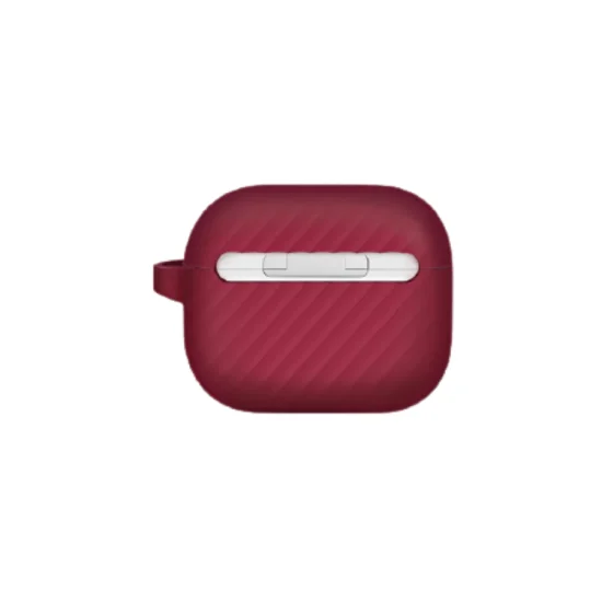 Uniq Vencer Silicone Hang Case for Airpods 3 -Burgundy