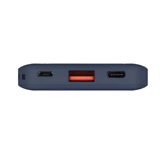 باور بانك صغير للجيب USB-C PD من فيولي 8000 مللي أمبير - أزرق