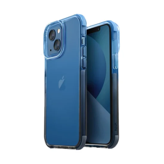Cover Iphone 13 Hybrid Combat Duo Uniq - Caspian Blue / Black