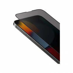 يونيك حماية شاشة زجاجي اوبتكس لجهاز ايفون 14 برو - شفاف مطفي