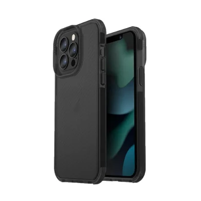Cover Iphone 13 Pro Hybrid Combat Uniq - Aramid Smoke