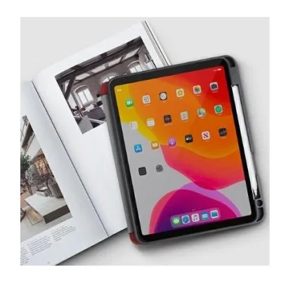Uniq Transforma Rigor New Ipad Air 5 10.9 (2020) Antimicrobial - Charcoal (Grey)