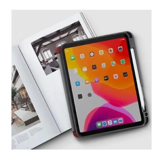 Uniq Transforma Rigor New Ipad Air 5 10.9 (2020) Antimicrobial - Charcoal (Grey)