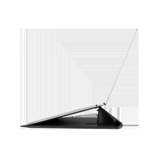 Lap Top Bag Sleeve With Foldable Stand (Up To 14”) Uniq - Midnight Black
