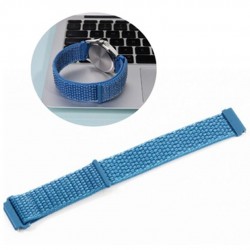  Coteecl Magic Tape Watch Band For Huawei/Samsung 46mm-22mm - Blue