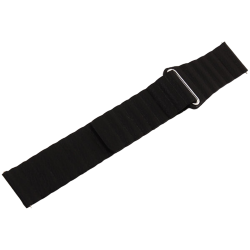حزام ساعة كوتيتسي مغناطيسي  الجلد الخلفي لهواوي / سامسونج مقاس 46 مم -22 مم أسود