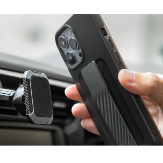 Uniq Mondo Magnetic Windshield And Air Vent Mount - Gunmetal Black