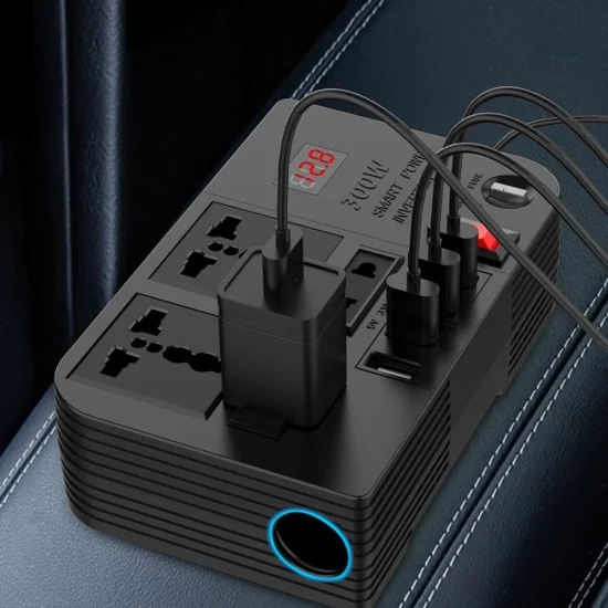 GREEN SPARK 3 MULTIFUNCTIONAL IN-CAR POWER SUPPLY STATION
