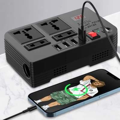 GREEN SPARK 3 MULTIFUNCTIONAL IN-CAR POWER SUPPLY STATION