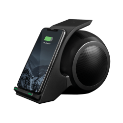 Energea WiMusic Bluetooth Speaker With Wireless Charging - Gunmetal