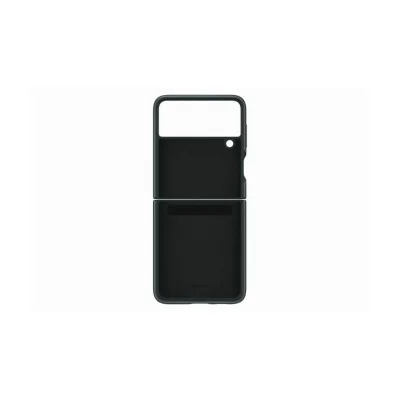 Cover Samsung Z Flip 3 5G Leather With Ring - Green