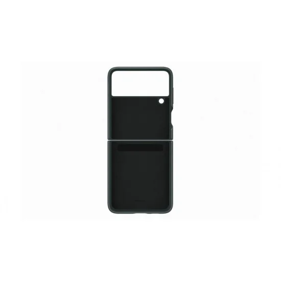 Cover Samsung Z Flip 3 5G Leather With Ring - Green