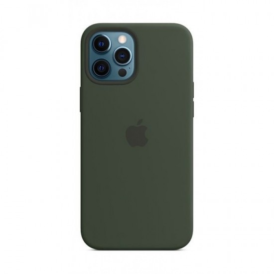 Apple iPhone 12 Pro Max MagSafe Silicone Case - Cyprus Green