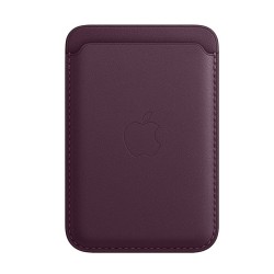 Apple iPhone Leather Wallet with MagSafe — Dark Cherry