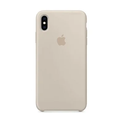 Apple iPhone XS MAX Silicone Case - Stone