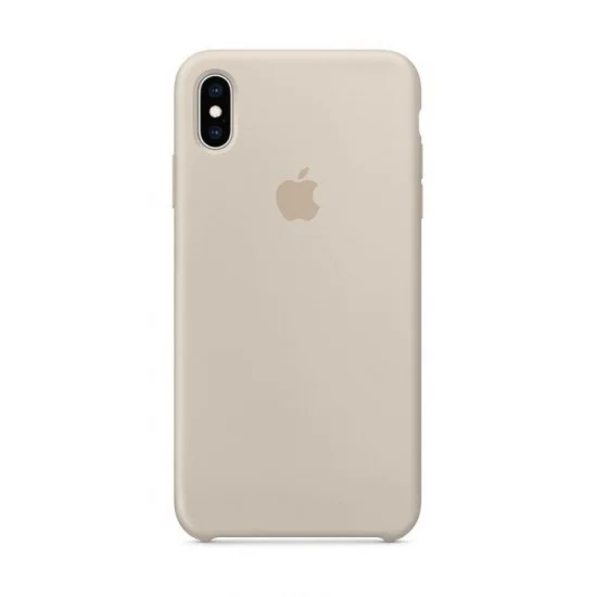 Apple iPhone XS MAX Silicone Case - Stone