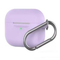 Ahastyle Silicone Keychain Case For Apple Airpods 3 Lavender 