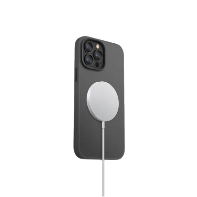 Cover Iphone 13 Hybrid Lino Hue Uniq - Charcoal Grey