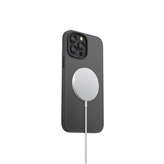 Cover Iphone 13 Hybrid Lino Hue Uniq - Charcoal Grey