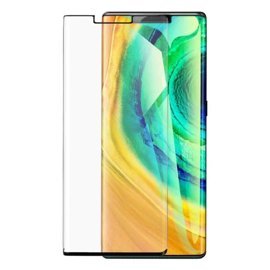 Baseus 0.15mm full-screen curved anti-explosion soft screen protector For Mate30 Pro Black
