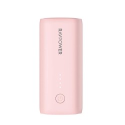 RAVPower iSmart Portable Charger 6700mAh Power Bank – Pink