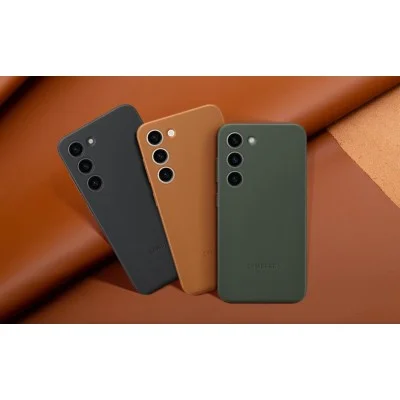 Cover Samsung S23 PLUS Leather Case - Green