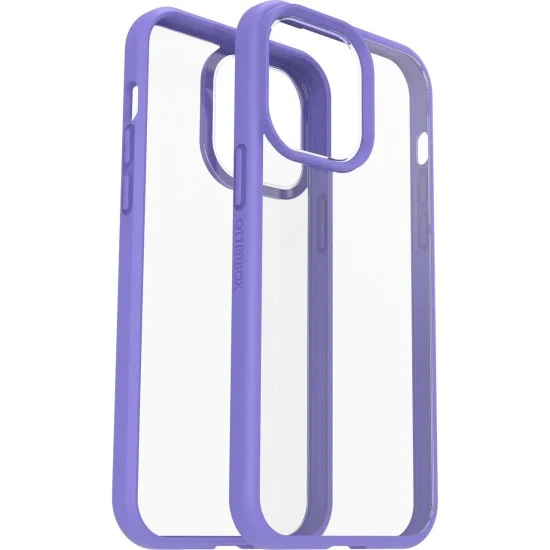 OtterBox iPhone 14 Pro Max React Case - Clear Purple