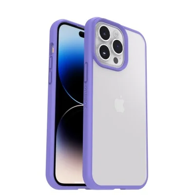 OtterBox iPhone 14 Pro Max React Case - Clear Purple