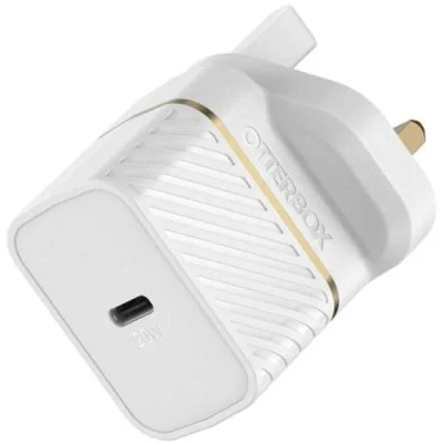 OtterBox UK Wall Charger 20W - 1X USB-C 20W USB-PD + USB C-Lightning Cable 1m