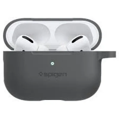 Spigen Cover SPIGEN SILICONE FIT AIRPODS PRO - CHARCOAL