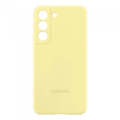 Cover Samsung S22 Rainbow Silicone - Butter Yellow