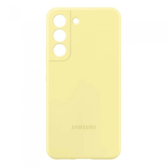 Cover Samsung S22 Rainbow Silicone - Butter Yellow