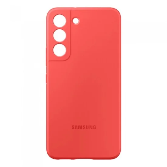 Cover Samsung S22 Plus Rainbow Silicone - Glow Red