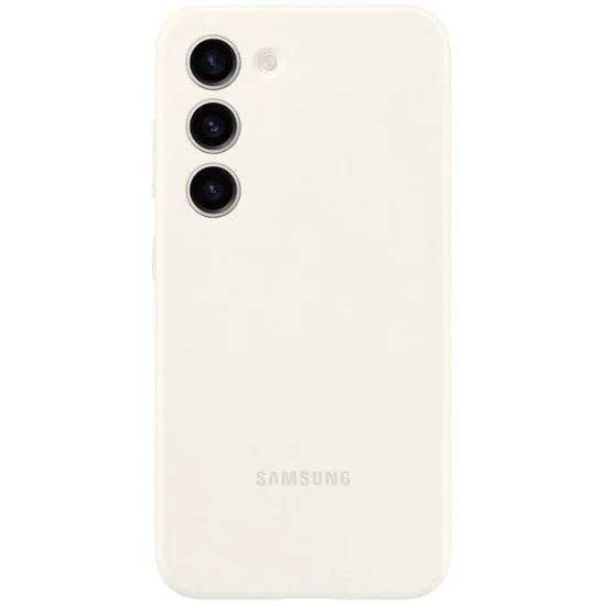 Cover Samsung S23 PLUS Silicone Case - Cream