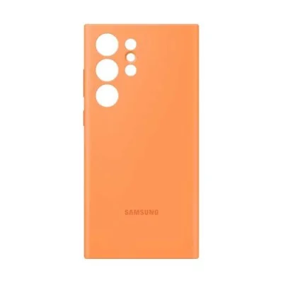 Cover Samsung S23 ULTRA Silicone Case - Orange
