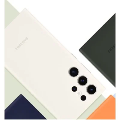 Cover Samsung S23 ULTRA Silicone Case - Cream