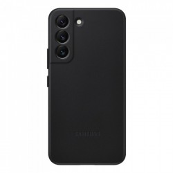 Samsung Galaxy S22 Rainbow Leather Cover - Black