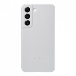 Samsung Galaxy S22 Rainbow Leather Cover - Light Gray