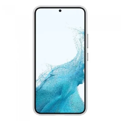 Cover Samsung S22 Rainbow Leather - Light Gray