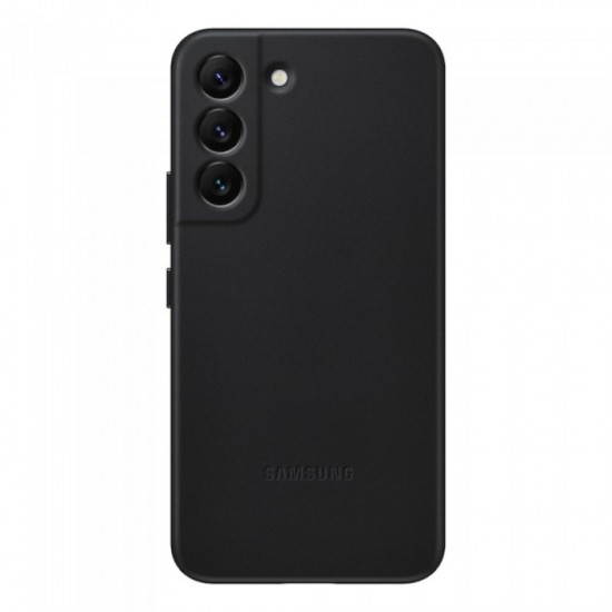 Samsung Galaxy S22+ Rainbow Leather Cover -  Black