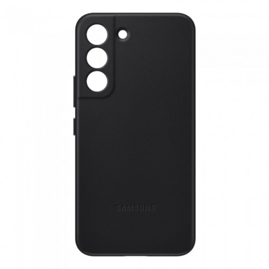 Samsung Galaxy S22+ Rainbow Leather Cover -  Black